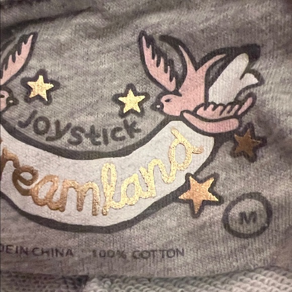 Gray Sweatpants with Black Heart Patches - Picture 8 of 12